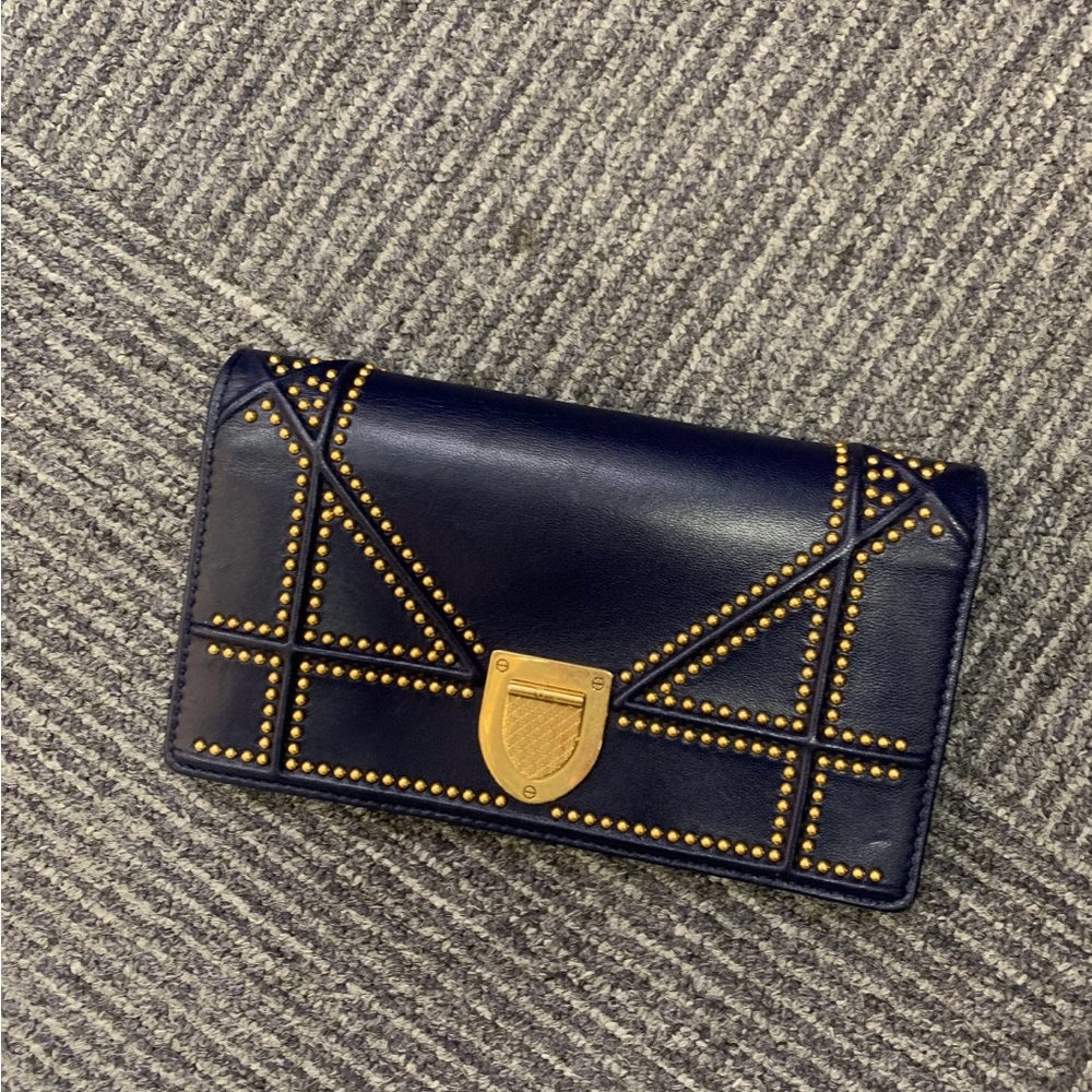 Dior Diorama Navy Clutch/WOC